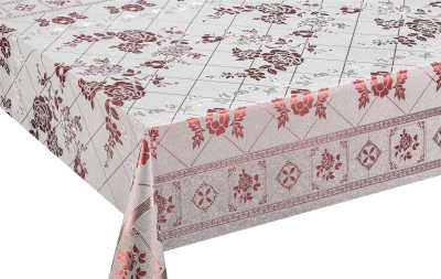 PVC table cloth table cloth and waterproof embossed printing