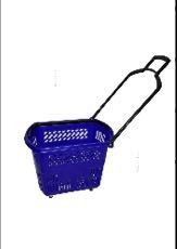 Plastic Supermarket basket accessories, with wheel Supermarket basket.