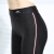 Korean Style New Fashion Striped Personality Nylon Leggings Women's Slim Slimming Glossy Leggings Factory Wholesale