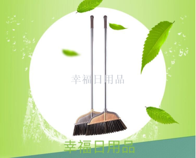 Factory direct sales stainless steel dustpan set dustpan dustpan set combination of plastic broom