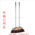 Factory direct sales stainless steel dustpan set dustpan dustpan set combination of plastic broom