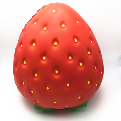Factory Direct sale Spot hot style Squish decompression strawberry Super slow Springback Simulation Toys