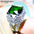 Rongyu Wish AliExpress Amazon Hot Sale High-End Ornament with Diamond Wings Emerald Zircon Ring