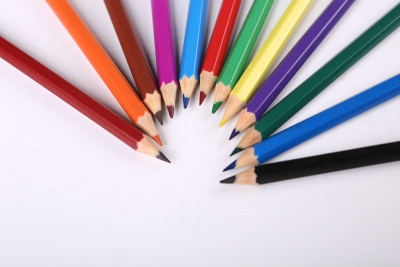 7-12 color environmental pencil student plastic color pencil