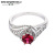 AliExpress Wish Popular Ring European and American Foreign Trade Creative TikTok Same Style Accessories Colorful Zircon Gift Customization