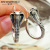 Rongyu 2019wish New Hot-Selling Plated S925 Vintage Thai Silver Creative Cobra Earrings Exclusive for Cross-Border Manufacturer