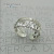 Rong Yu, 2019 New Cross-Border Foreign Trade European American High-End Ornament with White Ladder Party Zircon Copper-Plated Platinum Ring