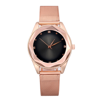 Aliexpress hot-selling mesh watch with delicate scale female watch trend alloy leisure business quartz watch