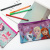 Professional PVC pen bag custom logo transparent PVC plastic bag cartoon PVC stationery zipper bag