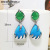 Rongyu 2018 Foreign Trade Hot Sale New Jewelry Romantic Turkey HAILANG Water Drop Earrings Superior Earrings
