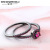 Rongyu 2018 European and American Hot AliExpress Amazon Ornament Red Corundum Zircon Ring for Women Custom Wholesale