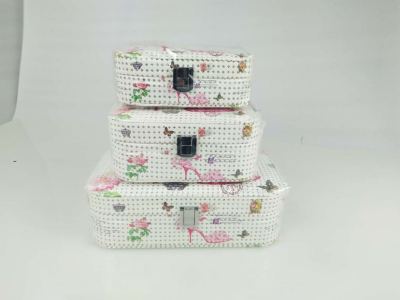 New Korean Style Digital Printing Jewelry Box Cosmetic Case Jewelry Box Cosmetic Bag Cosmetic Case