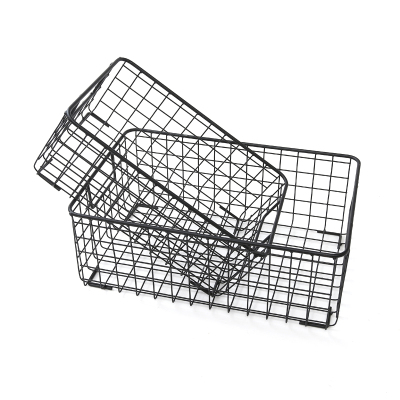 Dirty clothes collection basket ins home ironwork simple grid collection basket for clothes collection basket