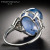 Rongyu Wish AliExpress Amazon Hot Sale Ring Violet Diamond Topaz Noble Temperament Ring