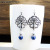 Rongyu Cross-Border Hot Sale Earrings European and American Retro Long Hollow Earrings Creative Peacock Open-Screen Pearl Earrings for Women