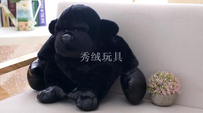 Gorilla king kong doll, plush toy size black monkey doll pillow doll for children