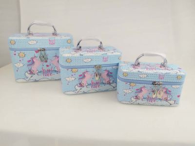 Europe and the United States large capacity cosmetic bag with mirror portable cosmetic box box manufacturers wholesale
