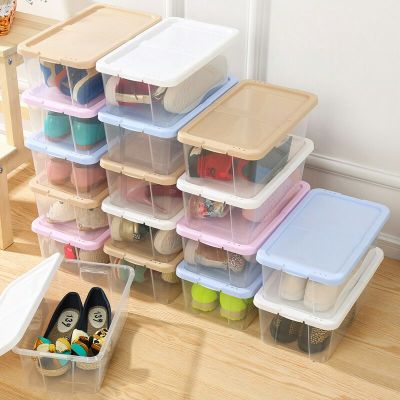 XT-12 Thick Transparent Shoe Box Moisture-Proof Simple Men's and Women's Shoe Box Plastic Storage Box Storage Box