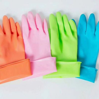 Factory Direct Sales Candy Color Household Household Household Gloves Cleaning Gloves
