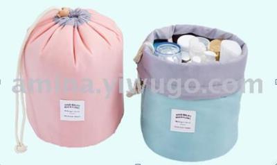 Travel cylinder cosmetic bag male and female general storage bag portable cosmetic bag wash bag