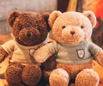 Teddy bear doll stuffed toy bear cuddle bear doll pillow birthday gift factory direct sale