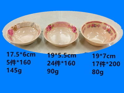 Melamine tableware soup bowl soup bowl decal a large number of spot stocks of low-cost processing