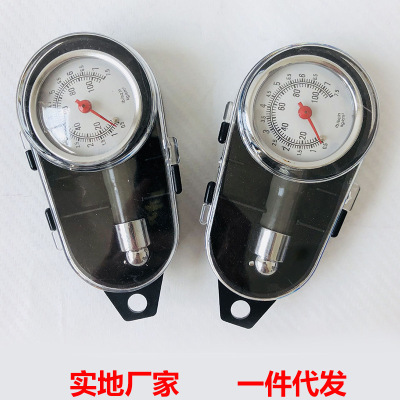 Mechanical Stainless Steel High Precision Tire Pressure Gauge of Automobile Boxed Car Tire Pressure Gauge Deflatable Tire Barometer