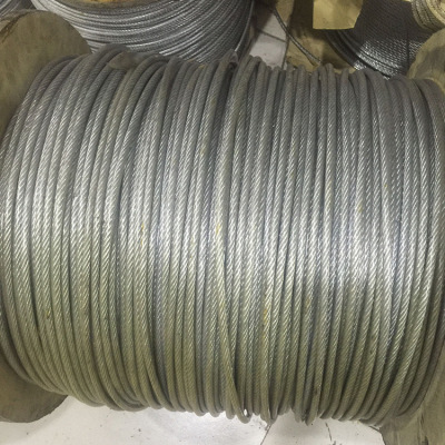 2mm Galvanized Steel Wire Rope 6mm Oily Steel Wire 8mm Building Binding Rope Steel Wire Rope 10mm Steel Wire Rope 6*12