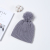 Korean version of the autumn and winter knitted hat polychromatic thermal hollow woollen hat women fashion versatile hat
