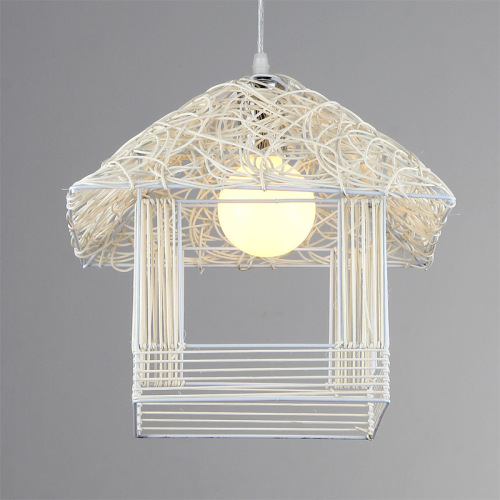foreign trade exclusive for pastoral dining-room lamp small house woven rattan ceiling lamp lamp in the living room bedroom