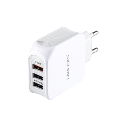 LAOLEXS new 3USB charger QC3.0 charger fast charger