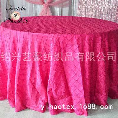 Hot Selling Chameleon Plaid Tablecloth Hotel Restaurant Tablecloth round Elastic Banquet Tablecloth Chair Cover