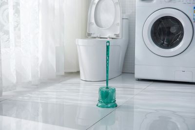 X22-8005 round European Crystal Toilet Brush No Dead Angle Toilet Cleaning Brush Toilet Cleaning Set