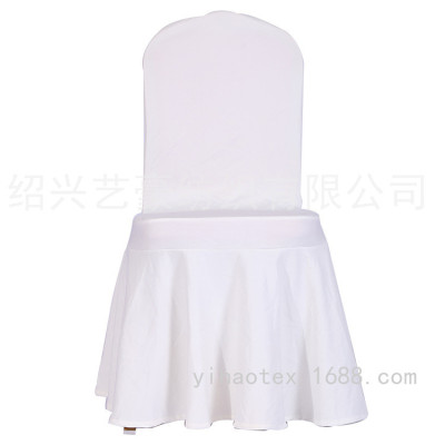 Factory Wholesale Thickened Chair Cover Tablecloth Air Layer Chair Cover 250gsm Hotel Wedding Chair Cover Tablecloth Wholesale