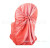 Universal Satin Wedding Chair Cover Restaurant Anti-Fouling Siamese Bench Free Knot Chair Cover for Hotel Banquet