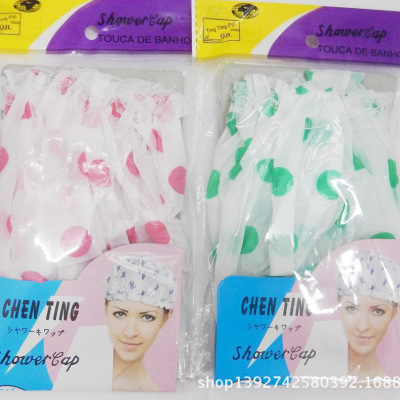 Factory Direct Sales/Lace Shower Cap/Waterproof Multi-Pattern Adult Female Umbrella Cloth Lace Shower Cap
