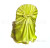 Universal Satin Wedding Chair Cover Restaurant Anti-Fouling Siamese Bench Free Knot Chair Cover for Hotel Banquet