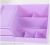 Drawer type plastic cosmetic box for household and bedroom ladies