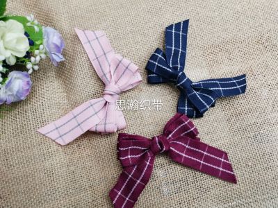 2.5 exquisite and fashionable plaid bowknot hair accessories dress matching bowknot shoes and hats accessories bowknot