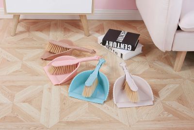 X22-9107 Crown Small Dust Brush Set Mini Carved Brush Suit Desktop Dustpan Flour Sweep Dustpan