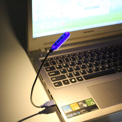 USB small night light laptop charger portable socket light warm light white light