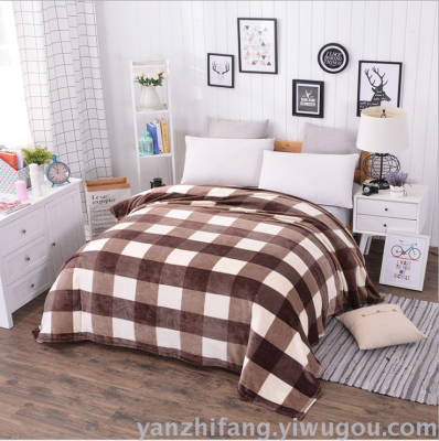 Flannel winter extra warm blanket sheet Flannel double sided Flannel gift box for winter blanket