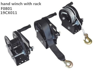 hand winch with rack