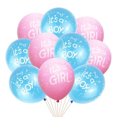 12 \\\" Full flower Balloon, boy, girl