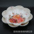Round Lace Fruit Plate Dried Fruit Tray European Household Melamine Plate Living Room Fruit Plate Tray Snack Dish Storage Basket