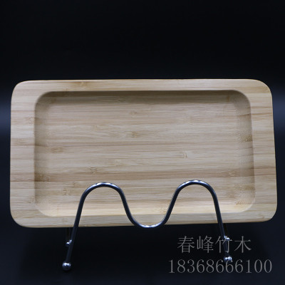 Wooden Tray Kung Fu Tea Set Solid Wood Rectangular Fruit Creative Cake Plate Pastry Plate Household Tea Tray