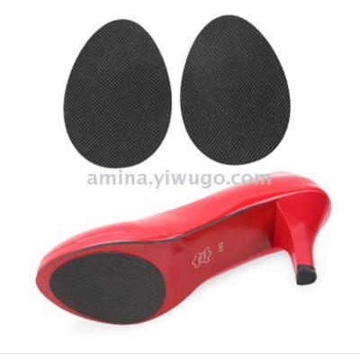 Wear-resisting ox tendon rubber sole non-slip paste insole with sticky non-slip rear heel post wear-alm non-slip pad