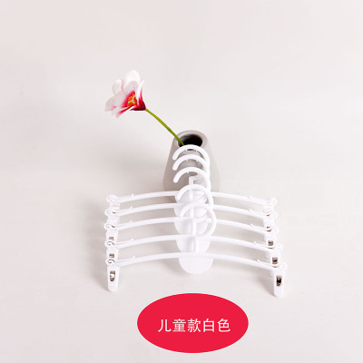 Clothes Hanger Plastic Children's New Underwear Clothes Hanger Underwear Trouser Press Children's Tube Top Underwear Display Clip