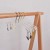 Clothes Hanger Plastic Acrylic Clothing Store Bra Clip Transparent Underwear Clip Crystal Hanger Custom Logo