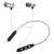 Neck type bluetooth headset sports wireless music headset with M15 true stereo metal magnetic earphone